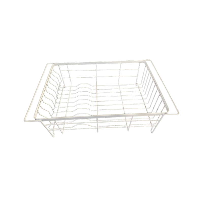 The Inner Size Of The Drain Basket Is 300*420mm, The Outer Size Is 310*470mm, The Color Is White, Smooth And Firm.