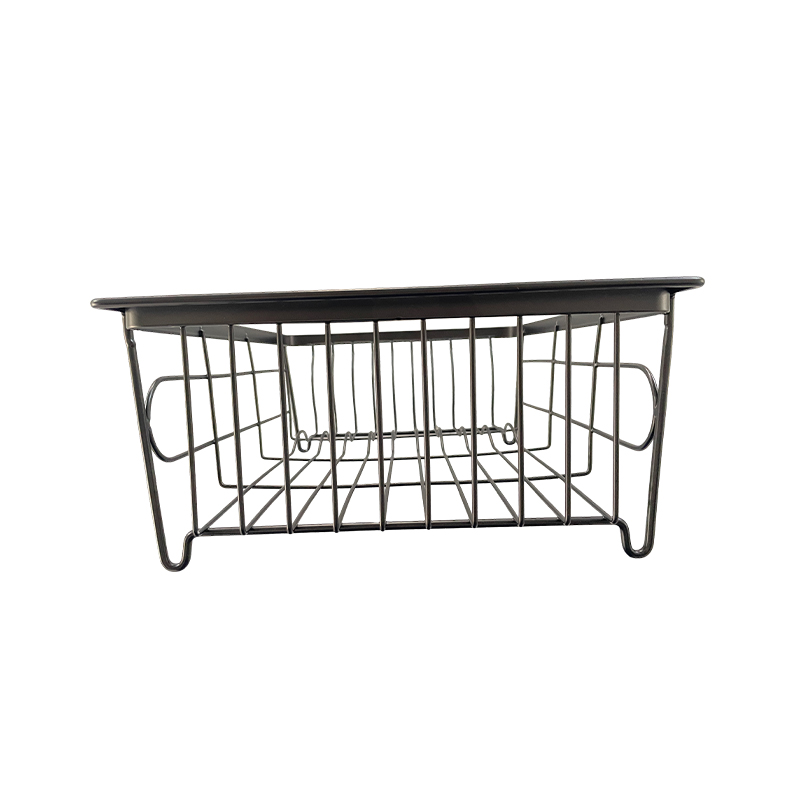 The Inner Size Of The Drain Basket Is 300*420mm, The Outer Size Is 310*470mm, The Color Is Black, Smooth And Firm.